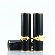 10/30/50pcs 12.1mm Empty Lipstick Tube Plastic Black Lip Balm Containers For Women Rouge Refillable Bottles 2024 - buy cheap