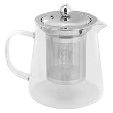 5Sizes Good Clear Borosilicate Glass Teapot With 304 Stainless Steel Infuser Strainer Heat Coffee Tea Pot Tool Kettle Set 2024 - buy cheap