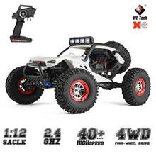 WLtoys XK 12429 1:12 RC Car Crawler 40km/h Racing Car 4WD 2.4G Electric Car with Head Lights Remote Off-Road Car Gift for Kids 2024 - buy cheap