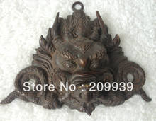 Máscara de decoración de puertas koncker, estatuas de bronce, antiguas, chinas, A0314, 001220 2024 - compra barato