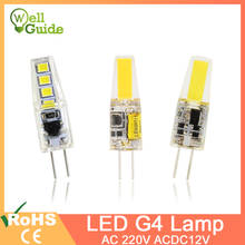 G4 led G9 led bulb AC/DC 12V 220V 3W 6W 10W COB 2835SMD LED G4 g9 led light bulb dimmable replace Halogen Spotlight Chandelier 2024 - buy cheap