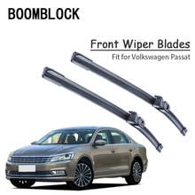 Boomblock-kit de lâminas de limpeza de para-brisa para volkswagen, passat b5 b6 b7 2015-2017, 1 conjunto 2024 - compre barato