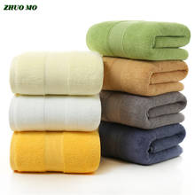 ZHUO MO-toallas de baño de 650g de algodón, toalla de playa superabsorbente, paño de 7 colores, 70x140cm, para SPA y ducha de adultos 2024 - compra barato