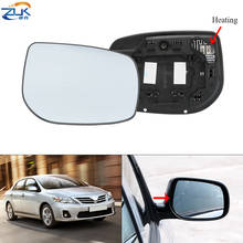 ZUK Outer Side Rearview Mirror Lens Glass For Toyota For Corolla E150 2007-2013 Wing Back Up Reserving Mirror Lens 2024 - buy cheap