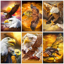 HUACAN 5D DIY Diamond Painting New Animal Diamond Embroidery Cross Stitch Eagle Pictures Of Rhinestones Handmade Gift 2024 - buy cheap