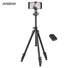 Andoer Q160H Camera Tripod with 360 Degree Panorama Ball Head Remote Control for Canon Nikon Sony DSLR Cameras Smartphones 2024 - buy cheap