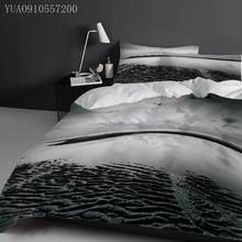 3D Natural Landscape Bedding Set Gray-toned Scenery Printed Duvet Cover Set Twin Full Queen King Size Bedclothes No Sheet 2024 - buy cheap