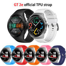 New Official TPU Silicone Band Strap For HUAWEI WATCH GT 2e GT2e smart watch Wristband Replaceable Vitality color Watchband Belt 2024 - buy cheap