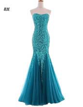 BEALEGANTOM Mermaid Evening Dresses 2021 Beaded Sweetheart Plus Size Long Formal Prom Party Gown Vestidos De Gala BM267 2024 - buy cheap