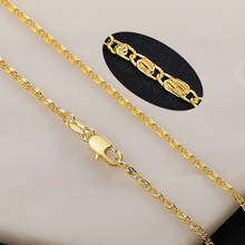Colar espiral pingente 2mm, colar dourado espiral com corrente plana para mulheres, colares e pingentes, joias, pingente de corrente, moda 2024 - compre barato