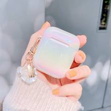 Cute Luxury Hard Earphone Case for Airpods 1 2 3 Case Glitter Bling Cover for Apple Air Pods Pro Case Accessories with Keychain 2024 - buy cheap