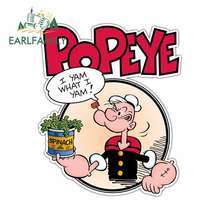 EARLFAMILY 13cm x 10.1cm POPEYE Funny Car Stickers and Decals Graphics Waterproof Anime Sticker for Car Bumper Laptop Motorcycle 2024 - buy cheap