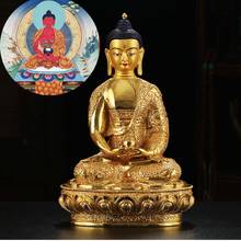 LARGE Wholesale Buddhist supplie Asia Thailand India family protection altar Amitabha Amitayus Gilded Buddha  Copper GOOD statue 2024 - buy cheap