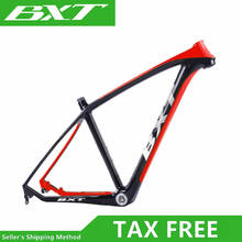 BXT 29er Carbon MTB bike frame BSA 15.5/17.5/19/20.5 inch Frame 142*12mm thru axle 135*9mm quick release Mountain Bicycle Frame 2024 - buy cheap