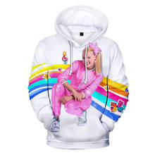 New 3D JOJO SIWA Hoodies Boys Girls Fashion Men Women Hot Autumn Hooded Sweatshirts Casual Hip Hop White Pullovers 2024 - buy cheap