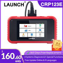 Lançamento x431 crp123e obd2 leitor de código carro ferramentas auto obd scanner motor abs airbag srs em diagnóstico atualização gratuita em linha pk crp123 2024 - compre barato