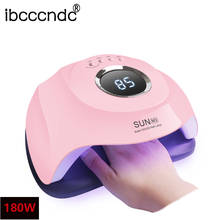 Ibcccndc 180W Nail Lamp 45LEDs UV Lamp Four-speed Nail Dryers  Phototherapy Manicure Lamp Professional Cabin Uv Led Nail Gel 2024 - купить недорого