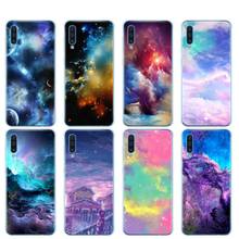 Funda de silicona para Samsung Galaxy S10 E PLUS, A10, A20, A30, A40, A50, A70, A10E, A20E, M20, espacio exterior, estrellas, planeta 2024 - compra barato