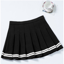 Mini saia preta plissada, saia japonesa para mulheres, uniforme escolar e de moda coreana 2024 - compre barato