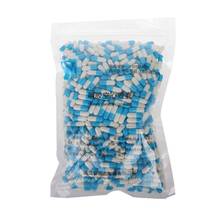 1000 Pcs Blue-white Hard Gelatin Empty Capsules Joined Or Separated Capsules 0# 2024 - compre barato