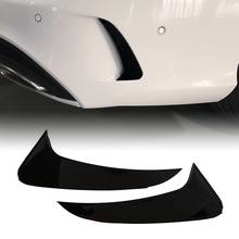 Preto brilhante pára-choques traseiro spoiler lado canards para mercedes-benz c-cl estate s205 c180 c200 amg 2024 - compre barato