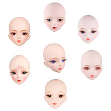 1/3 60cm BJD Doll Head DIY Customized Replacements Making Body Practice Supplies for BJD Girl Doll Head Replacement Accessories 2024 - buy cheap