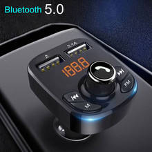 KEBIDU Bluetooth 5.0 FM Transmitter Car Kit MP3 Modulator Player Wireless Handsfree Audio Receiver Dual USB Fast Charger 3.1A 2024 - buy cheap