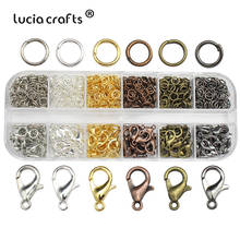 Lucia Crafts  1Box  Jewelry Findings,Alloy Lobster Clasp Hooks for Necklace&Bracelet Chain DIY Material G0530 2024 - buy cheap