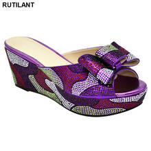 Zapatos de boda estilo africano decorados con diamantes de imitación para mujer, tacones altos, italianos, alta calidad 2024 - compra barato