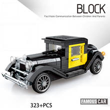 Technics 1929 blocos de montagem de veículo, coleção de brinquedos educacionais, presentes para meninos, ford modelo a calssic 2024 - compre barato
