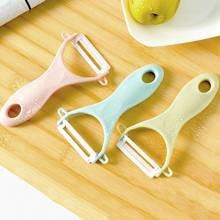 Multifunction Ceramic Fruit Vegetable Peeler Apple Potato Scraper Kitchen Tool Fruit Paring Knife Hanging Hole Durable 2024 - buy cheap