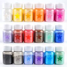 18 Colors Mica Powder Epoxy Resin Color Pigment Dye Set Cosmetic Grade Mica Powder for Lip Gloss Soap Making Bath Bomb 2024 - buy cheap