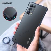 For OPPO Reno 5 Pro 5G Case Frameless Translucent protection Lens Hard PC Matte Phone Case For OPPO Reno 5 Shockpoof Back Cover 2024 - buy cheap