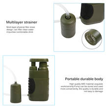 Survival Tool Outdoor Water Filter Excellent Filtering Function Durable Traveling Emergency Supplies For Sport Camping Emergency 2024 - buy cheap