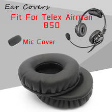 Almohadillas para auriculares Telex Airman 850, almohadillas de repuesto para auriculares, espuma de esponja de cuero PU 2024 - compra barato