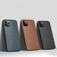 Original Genuine Leather Case for iPhone 11 Case Real Leather Luxury Back Phone Cover for iPhone 11 Pro Max X XR XS Max Case 2024 - buy cheap