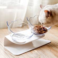 Non-slip Cat Bowl Double Bowls With Raised Stand Pet Food And Water Bowls For Cats Dogs Feeders Cat Bowl Pet Supplies 2024 - купить недорого