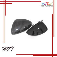 For Porsche Cayenne 958 2011 2012 2013 2014 LHD Carbon Fiber Rearview Mirror Cover Cap Gloss Black Add on/ Replacement Style 2024 - buy cheap