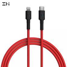 Зарядный кабель ZMI для iPhone + Ipad, кабель для быстрой зарядки и передачи данных, сертифицированный Lightning Type C, MFI, 3 А, 18 Вт 2024 - купить недорого