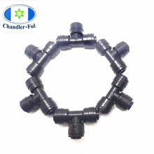 Sprinkler Irrigation 1/4 Inch Barb Tee Water Hose connectors Pipe Hose Fitting Joiner  garden Water connectors irrigation system 2024 - buy cheap