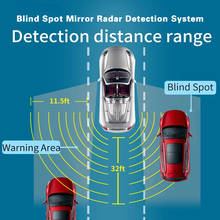 Sistema de Detección de Radar de punto ciego BSD BSM para coche, sensor de microondas, cambio de carril, asistencia de conducción, sensor de radar de marcha atrás, punto ciego 2024 - compra barato