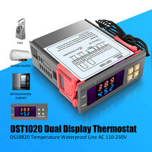Termostato Digital Humidistat DST1020, regulador de temperatura de humedad, termómetro, higrómetro, medidor, reemplazar STC-1000 2024 - compra barato