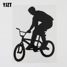 Yjzt 12.2cmx16.4cm bicicleta freestyle extrema decalque vinil etiqueta do carro preto/prata 8a-1122 2024 - compre barato