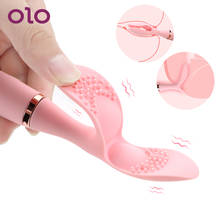 OLO 10 Speed Clitoris Clip Dildo Vibrator for Women G spot Vagina Stimulator Nipple Penis Massager Masturbation Sex Toy 2024 - buy cheap