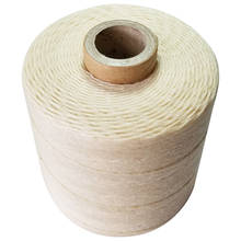 Cuerda de hilo encerado de lino 100% Natural, peso de alta tenacidad, hilo de cono de aproximadamente 520g para coser hecho a mano, bricolaje 2024 - compra barato