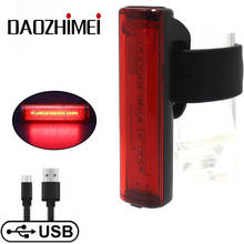 MTB Bicycle Rear Light LED Bike Light 5 Modes USB Rechargeable Red Taillight Waterproof Night Safety Warning Cycling Lights 2024 - buy cheap