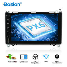 Bosion 9 player android android 10 reprodutor multimídia de rádio do carro dvd para benz b200/w906/sprinter/crafter/lt3 2006-2012 com dsp wifi px6 4g64g 2024 - compre barato