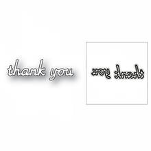 New Thank You Word Manuscript 2020 Metal Cutting Dies for DIY Scrapbooking and Card Making Decorative Embossing Craft No Stamps 2024 - buy cheap