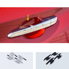 Car Sticker Cover Detector Trim External Lamp Frame Door Bowl Parts 4pcs For Hyundai Kona Encino Kauai 2017 2018 2019 2020 2024 - buy cheap