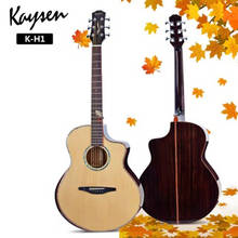 Kaysen 41-дюймовая гитара AA класса ель одноплатная деревянная гитара из красного дерева Высококачественная гитара из твердой древесины профессиональная AGT217 2024 - купить недорого